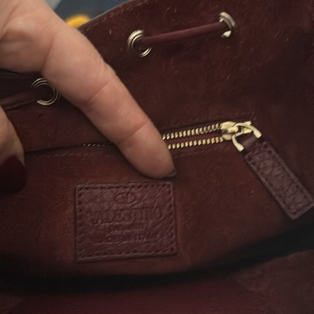 Valentino small rockstud drawsting bag - Picture 9 of 9